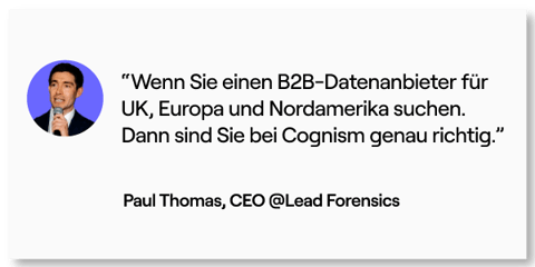 Quote Lead Forensics DACH Quote Lead Forensics DACH